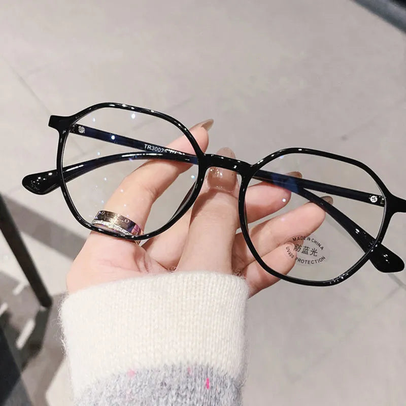 Fashion Transparent Reading Glasses Female