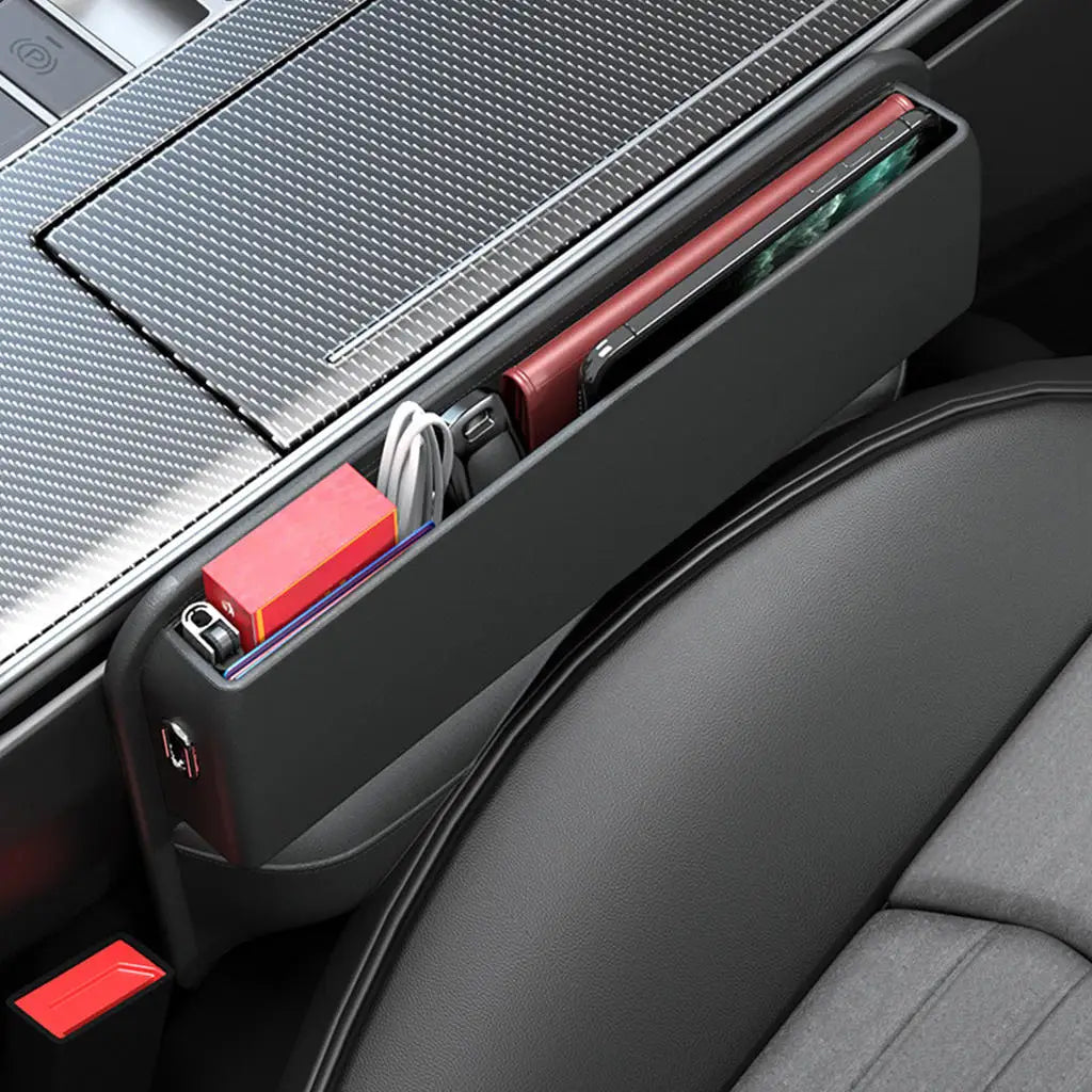 Leather Car Seat Organizer