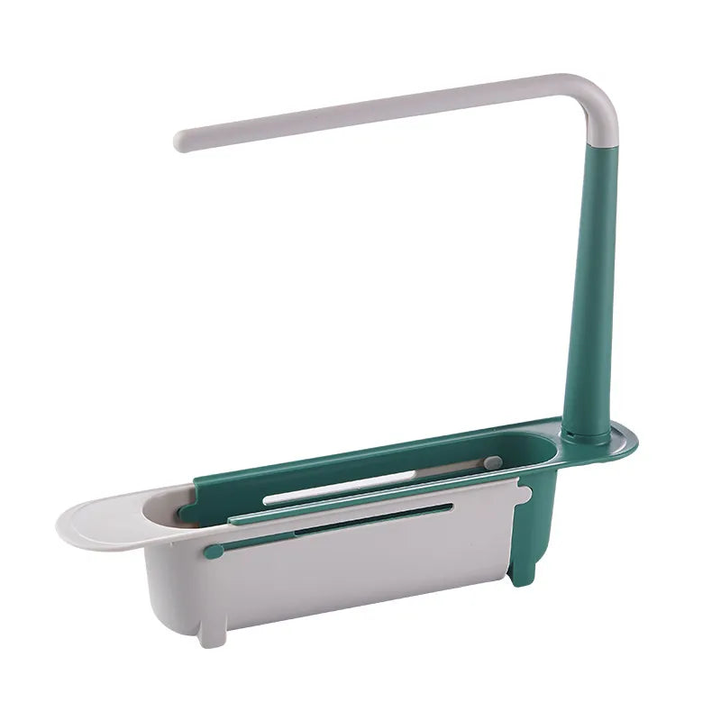 Telescopic Sink Shelf Kitchen Sinks Organizer Soap Sponge