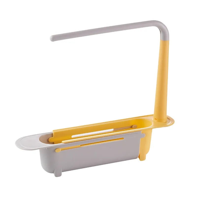 Telescopic Sink Shelf Kitchen Sinks Organizer Soap Sponge