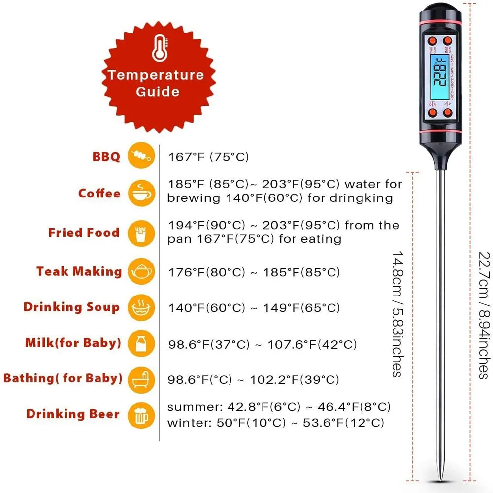 Kitchen Digital BBQ Food Thermometer