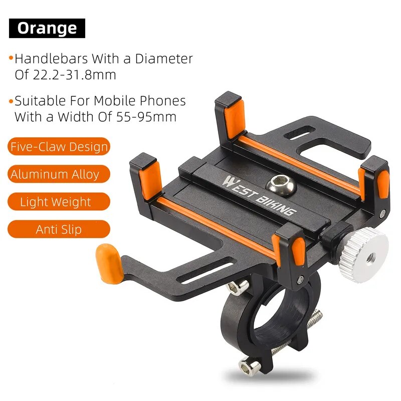 Phone Holder Motorcycle Electric Scooter Cellphone Stand