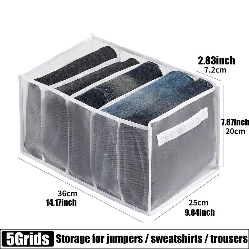 Jeans Organization Storage Box Home Kids clothes
