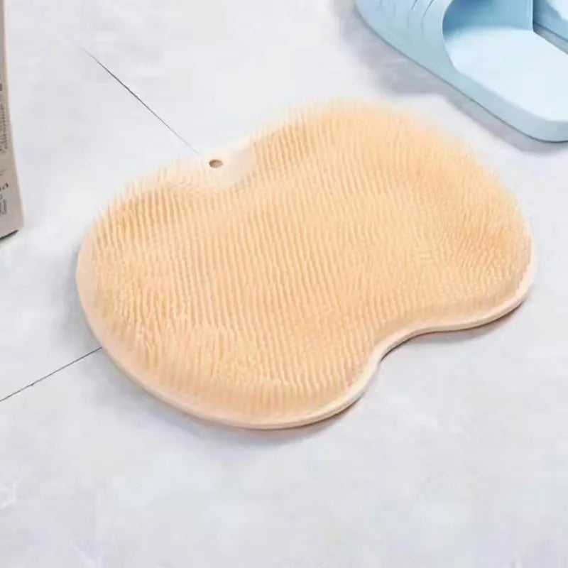 silicone rub back brush bathroom