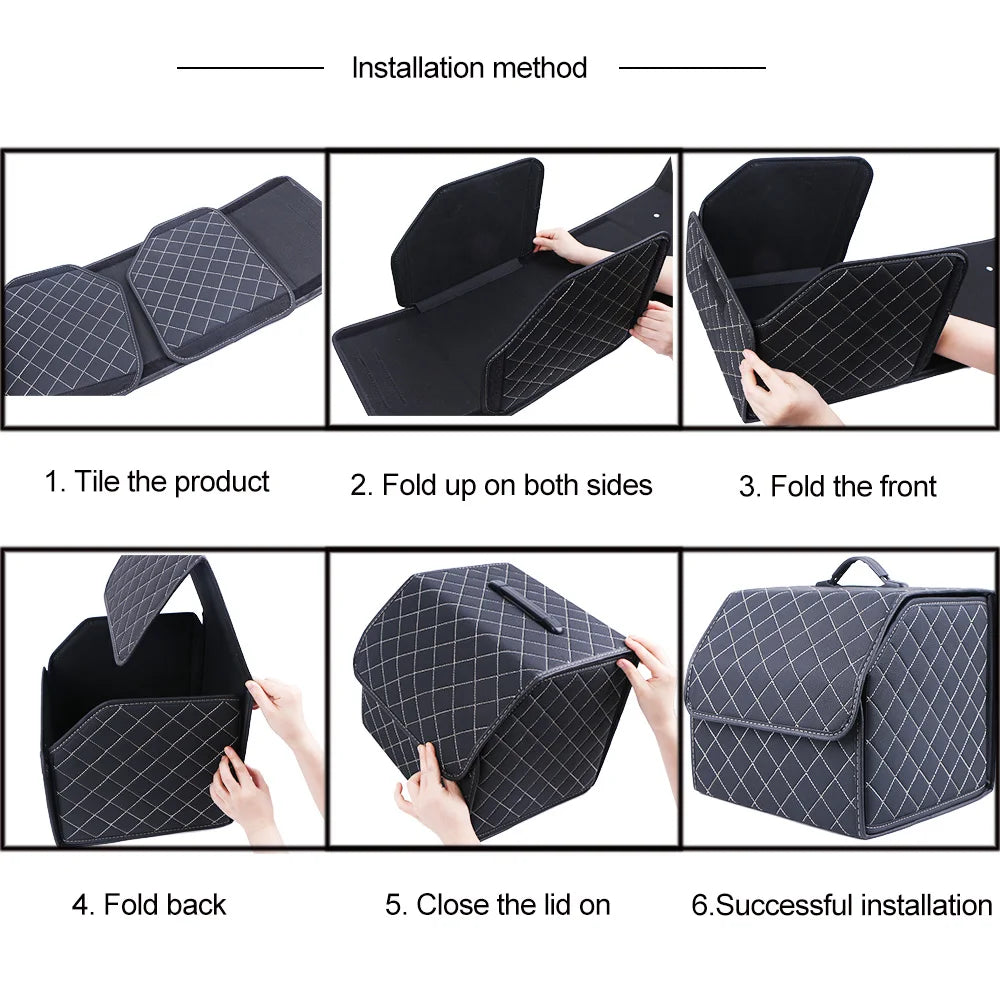 Car Trunk Organizer Box Large Capacity
