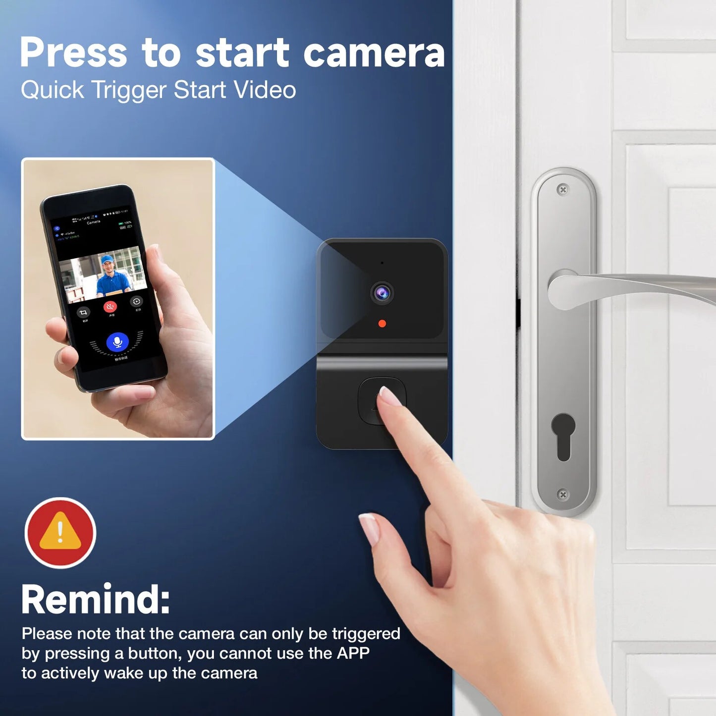 WiFi Video Doorbell Camera Digital Ring Connect Wireless