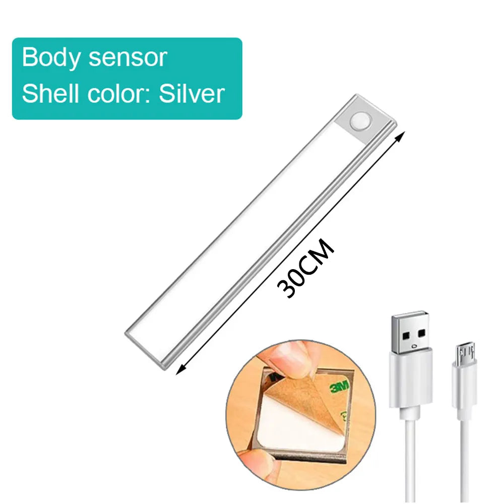 LED Motion Sensor Light Night