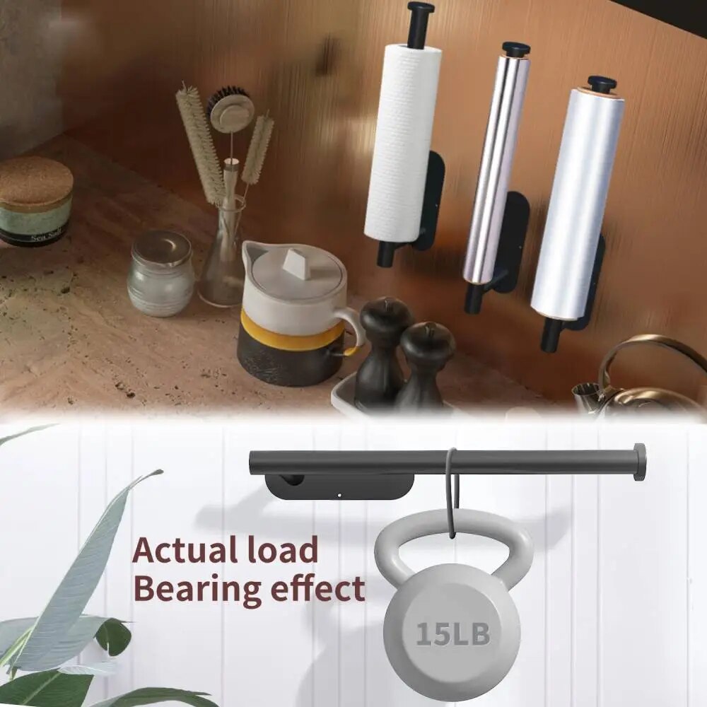Punch-free Paper Towel Holder Stainless Steel Kitchen