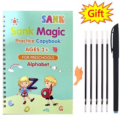 Reusable Montessori Toys English French Copybooks Pen Children'