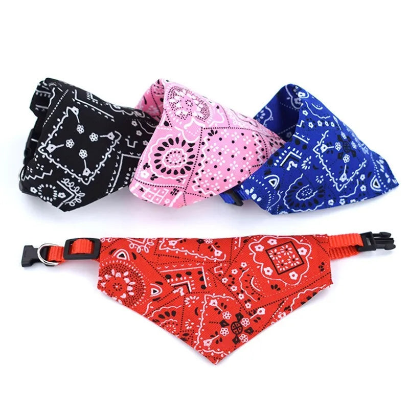 Pet Bibs Adjustable Pet Saliva Towel Dog Puppy Cat