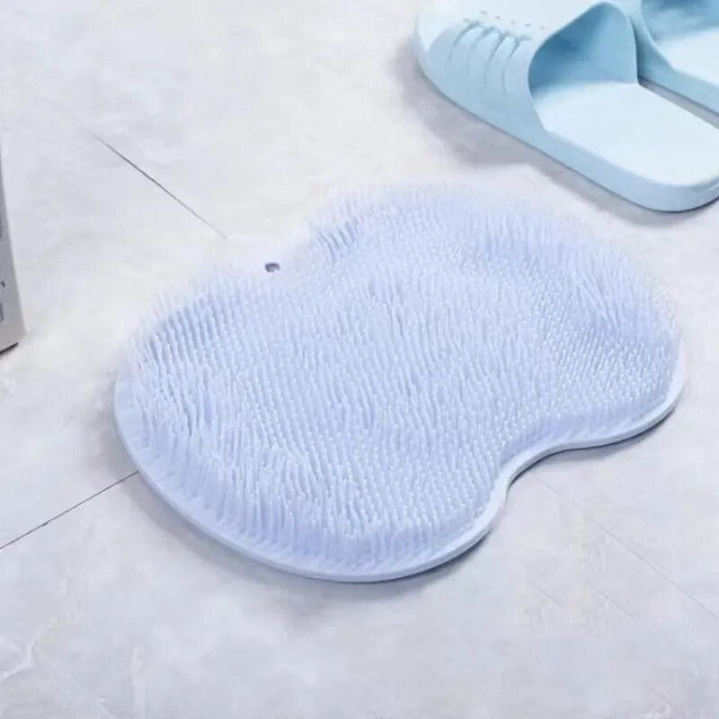 silicone rub back brush bathroom