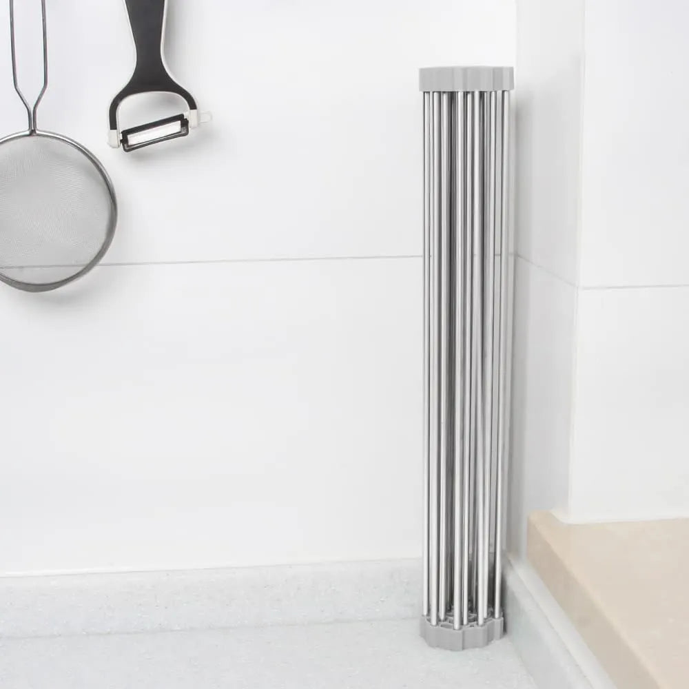 Foldable Stainless Steel Dish Drainer Roll