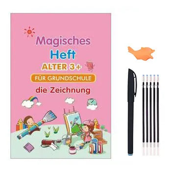 Reusable Montessori Toys English French Copybooks Pen Children'