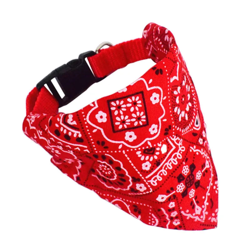 Pet Bibs Adjustable Pet Saliva Towel Dog Puppy Cat