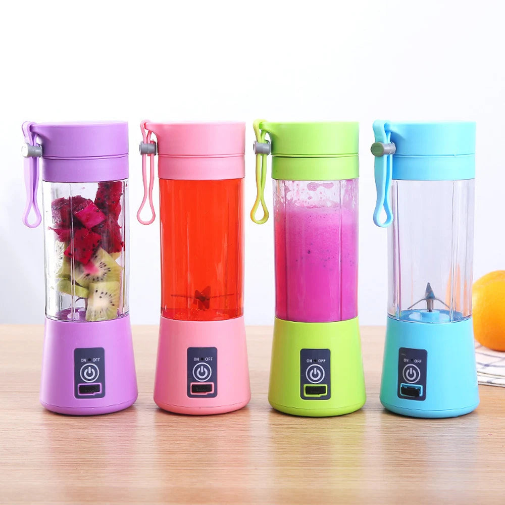 380ML Mini Portable Blender USB Juicer Fruit Mixer