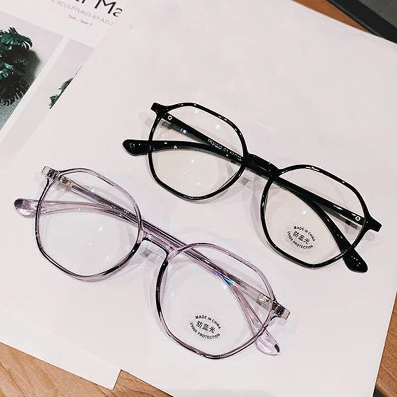 Fashion Transparent Reading Glasses Female