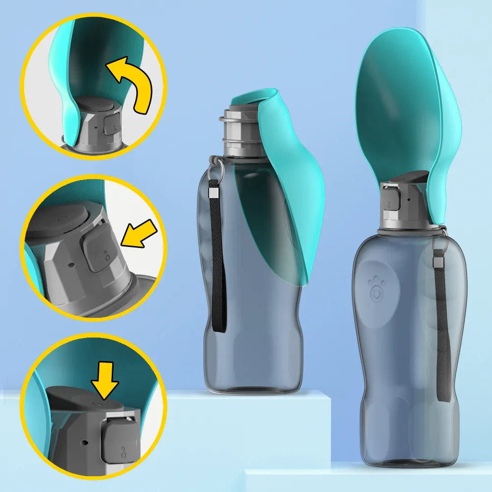 Large Dog Water Bottle Portable Foldable