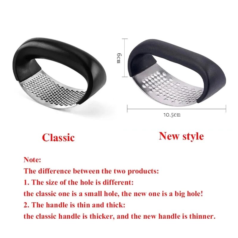 Stainless Steel Garlic Press Manual