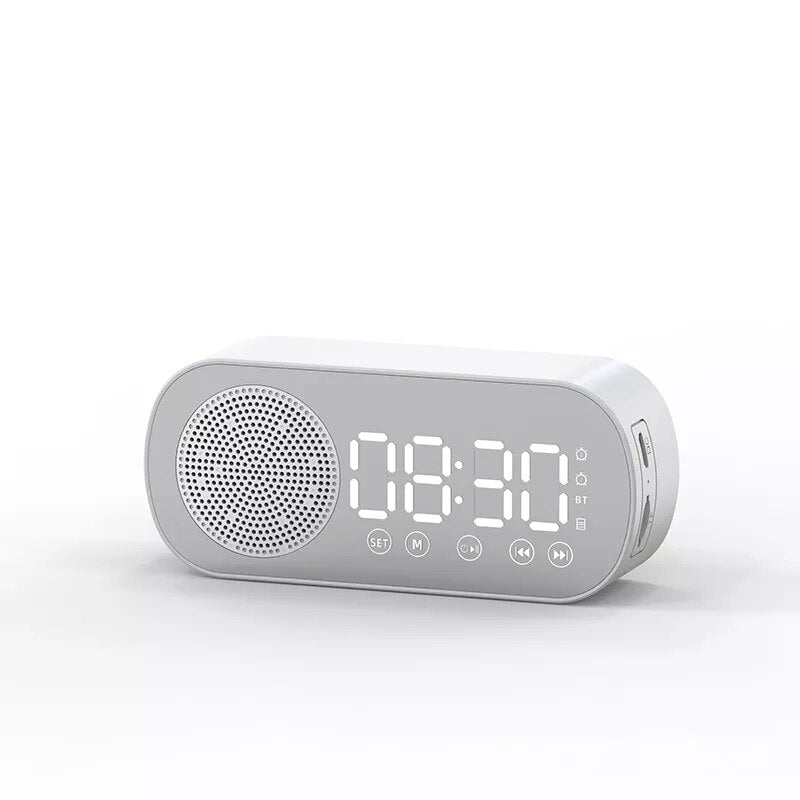 Wireless Bluetooth Speaker Clock Dual Alarm