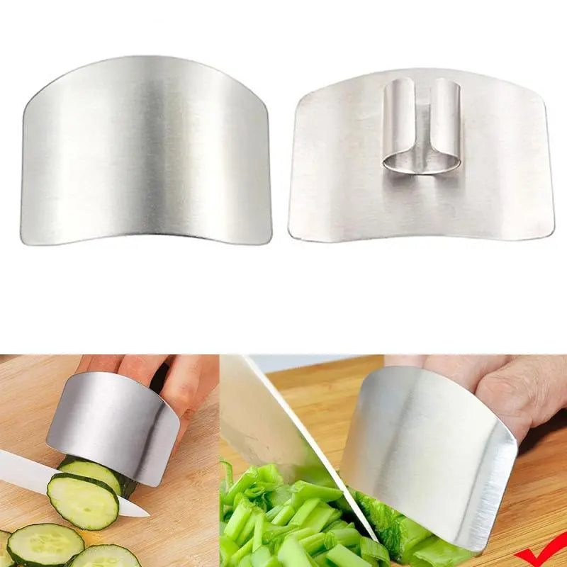 Kitchen Tool Accessories Stainless Steel Finger Guard Safety