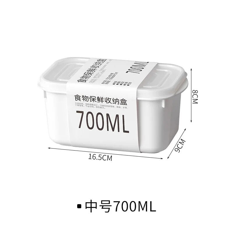 Refrigerator food storage containers kitchen food