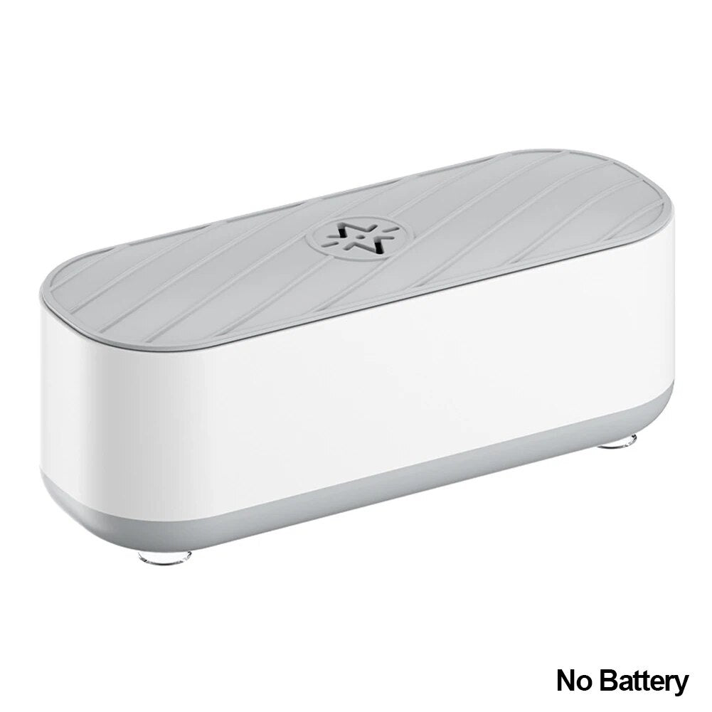 "High Frequency Ultrasonic Cleaner - Ideal for Jewelry, Glasses, Watches, Rings, and Dentures"