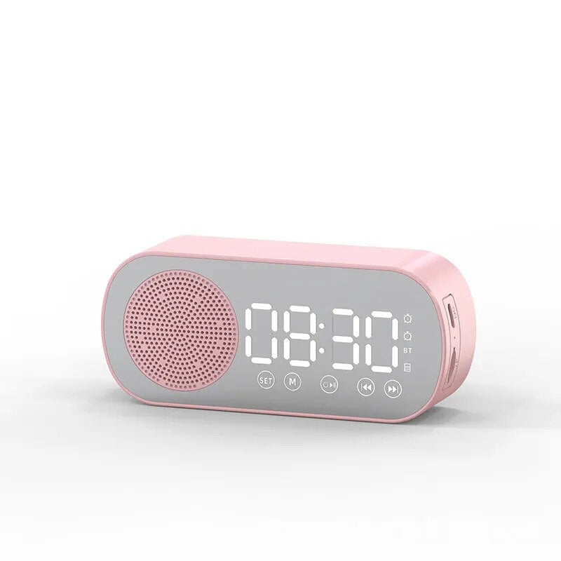 Wireless Bluetooth Speaker Clock Dual Alarm