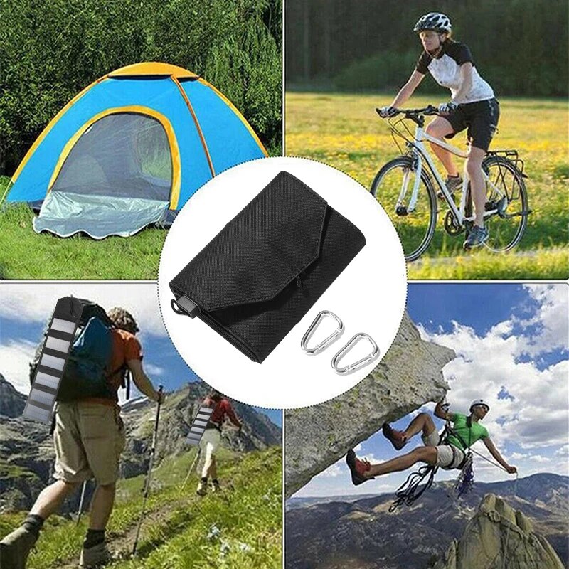"Foldable Solar Cells Charger - Portable and Waterproof Solar Panels for Phone Charging"