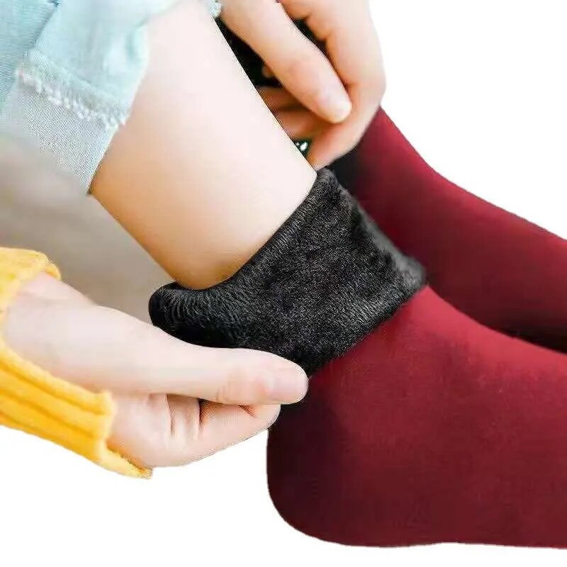 Men Women Socks Winter Warm Snow Socks Thickened Socks