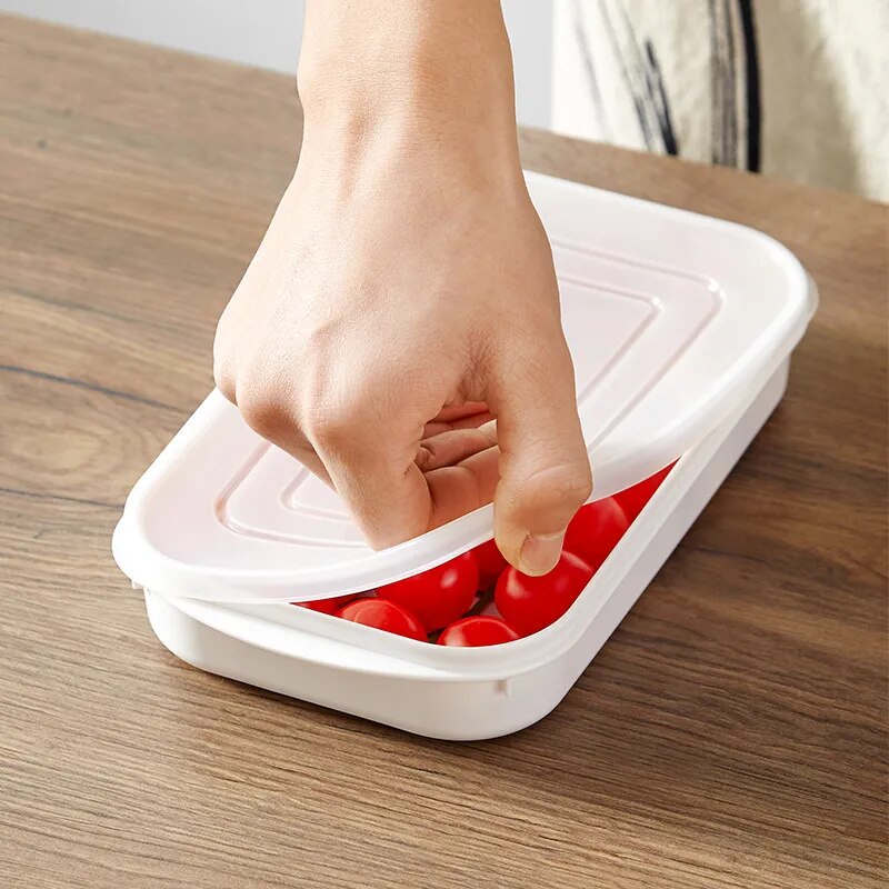 Refrigerator food storage containers kitchen food