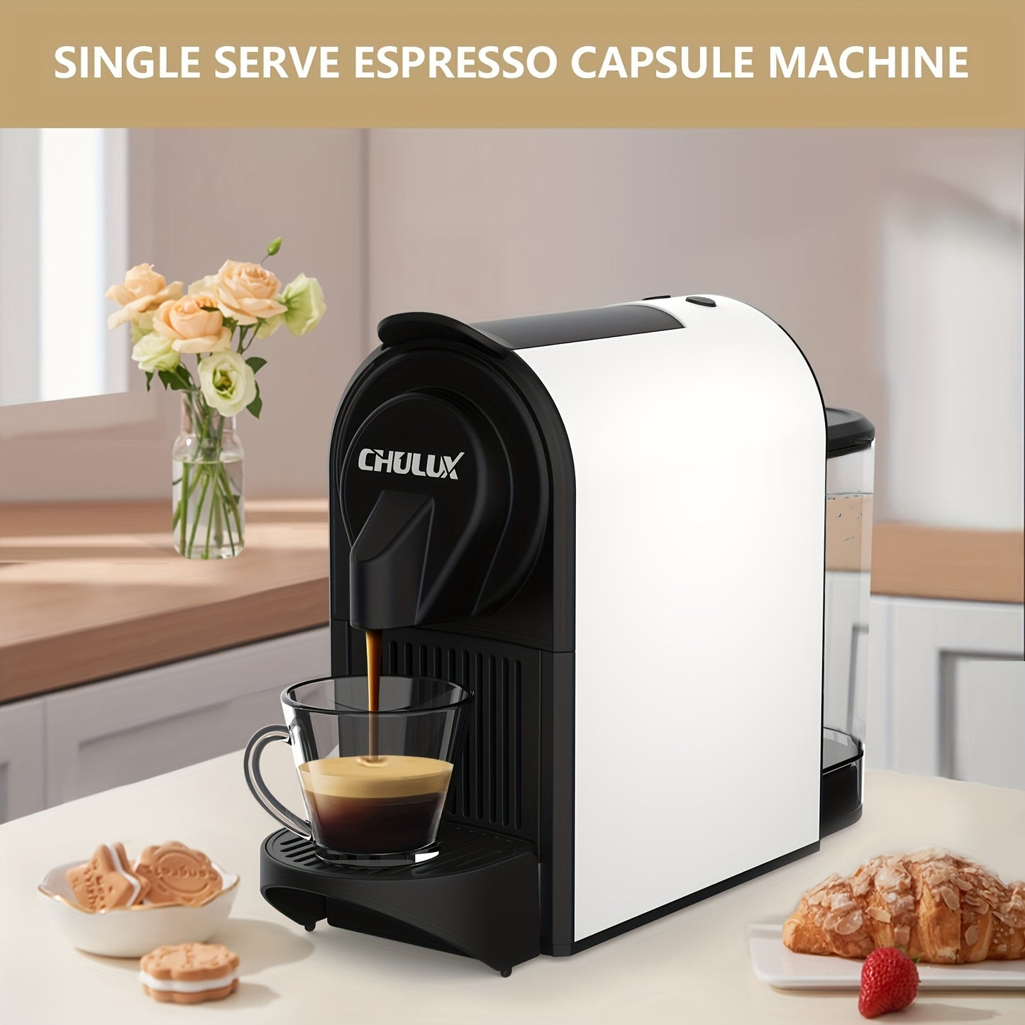 1400W Espresso Machine For Nespresso Capsules