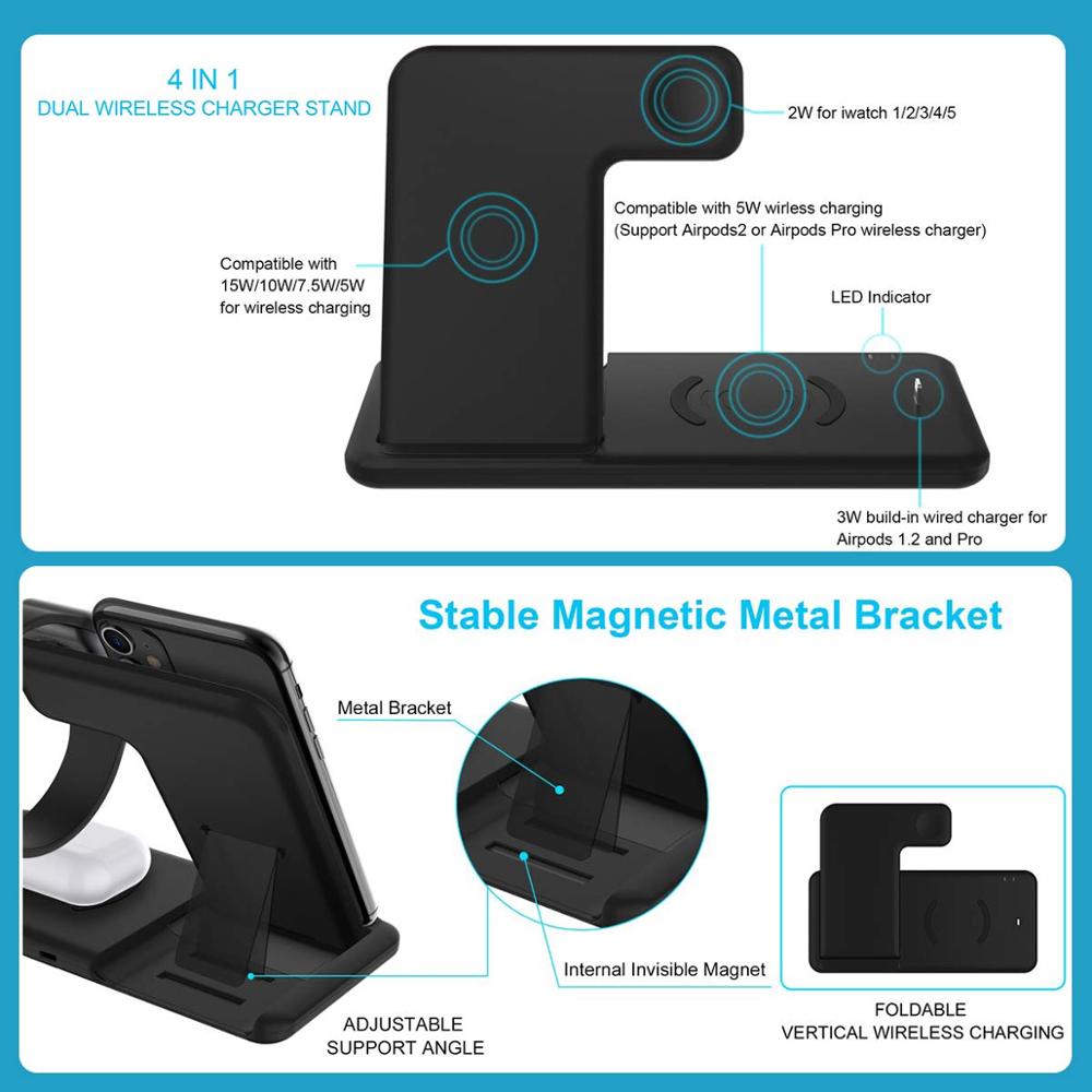 15W Wireless Charging Station