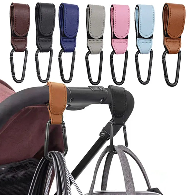 Ultimate PU Leather Baby Bag Stroller Hook