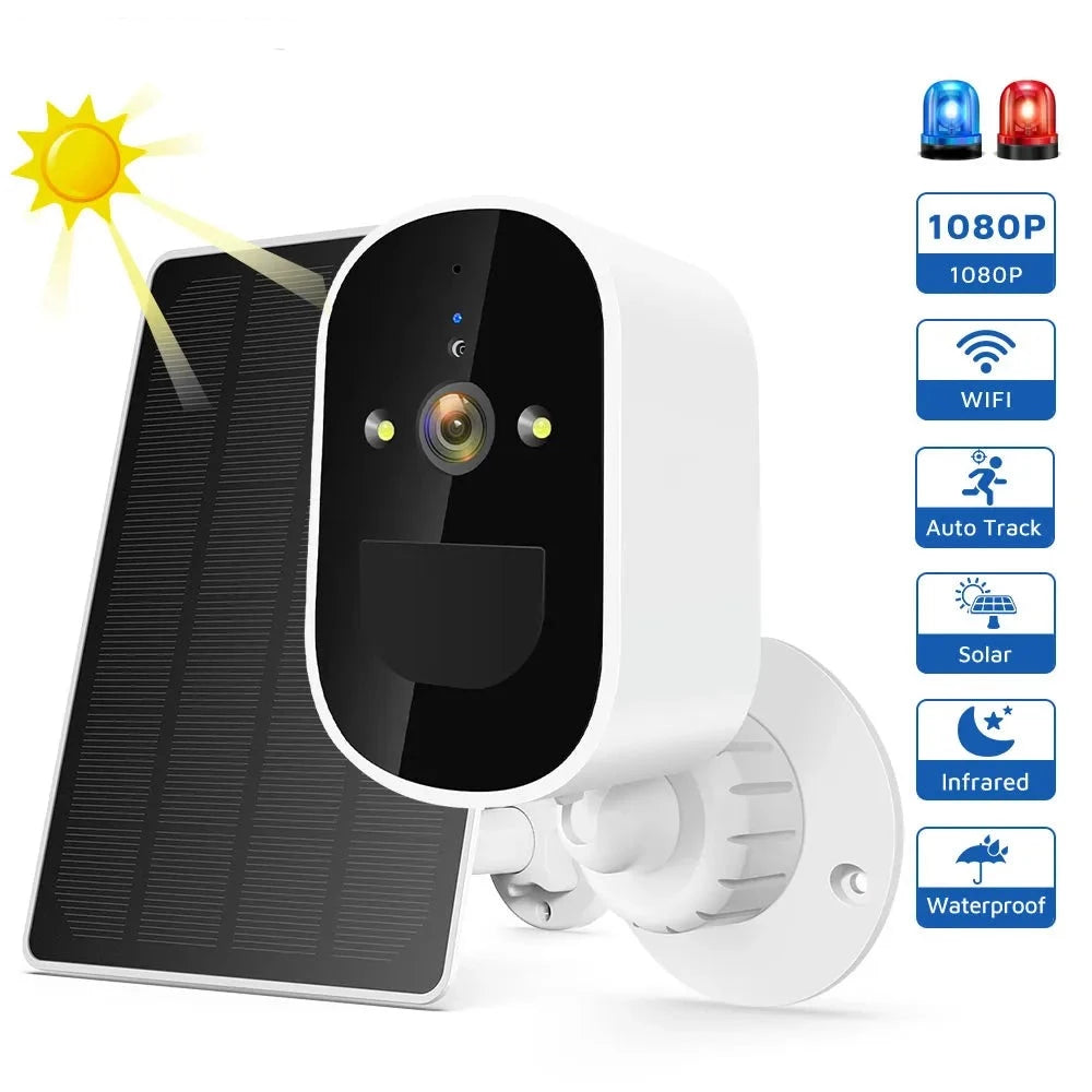 WiFi Solar Camera Outdoor Night Vision IP Camera