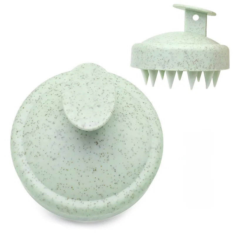 Silicone Shampoo Brush Head Scalp Massage Hair Comb