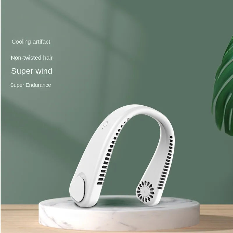 neck hung fan USB charging small fan