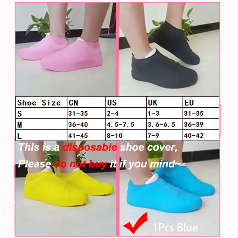 Reusable Waterproof Rain Shoe Covers