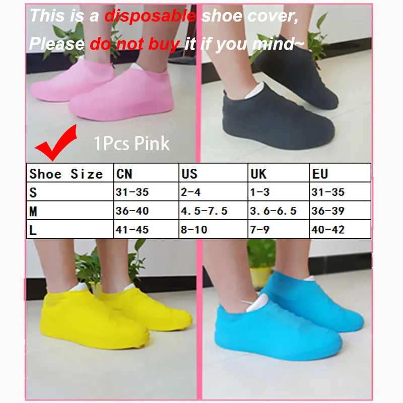Reusable Waterproof Rain Shoe Covers