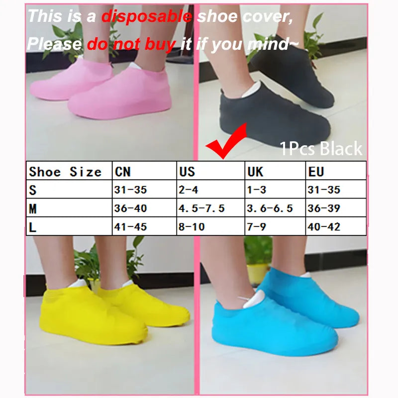 Reusable Waterproof Rain Shoe Covers