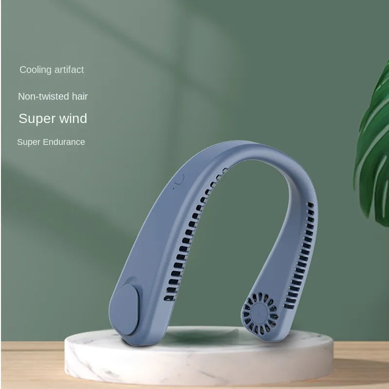 neck hung fan USB charging small fan