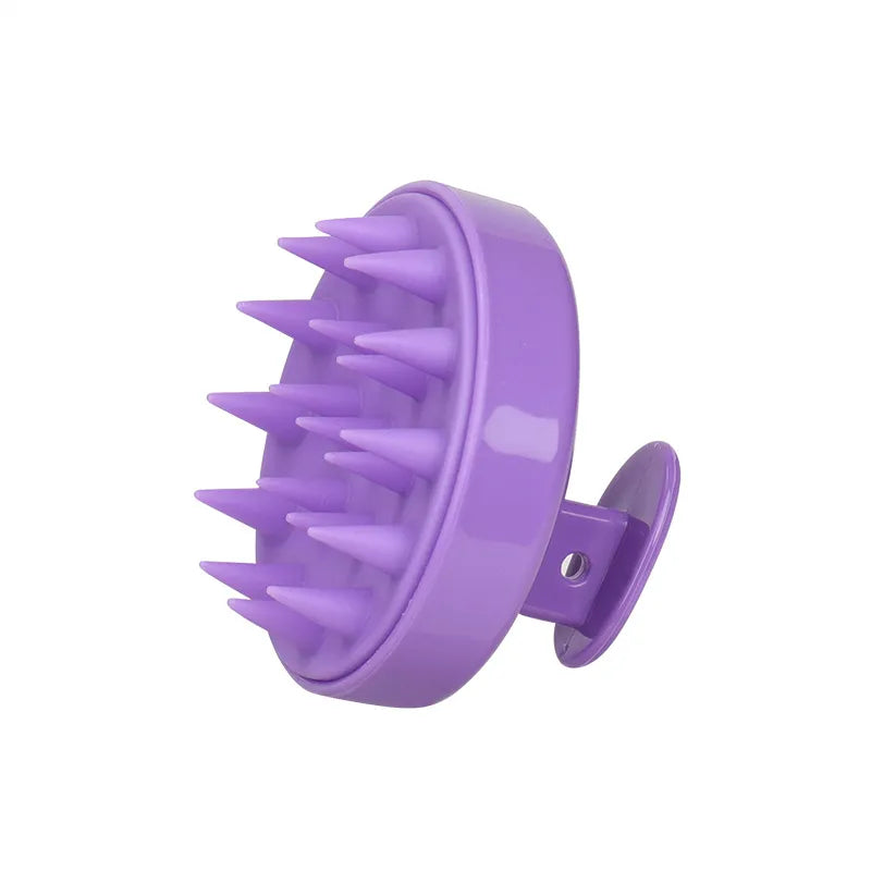 Silicone Shampoo Brush Head Scalp Massage Hair Comb