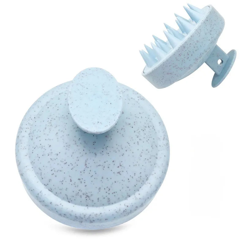 Silicone Shampoo Brush Head Scalp Massage Hair Comb