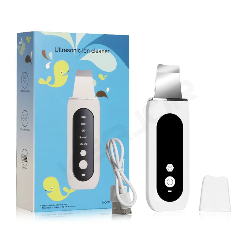 Ultrasonic Skin Scrubber Peeling Blackhead Remover Deep Face Cleaning
