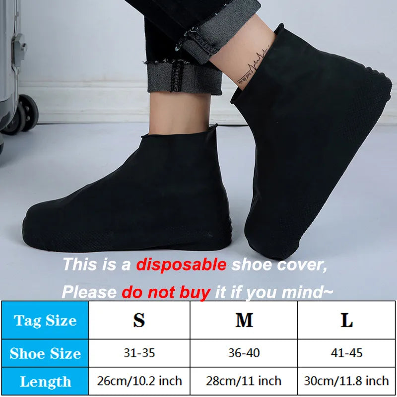 Reusable Waterproof Rain Shoe Covers