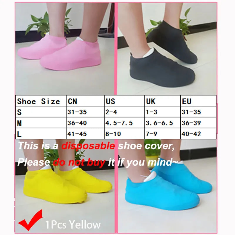 Reusable Waterproof Rain Shoe Covers