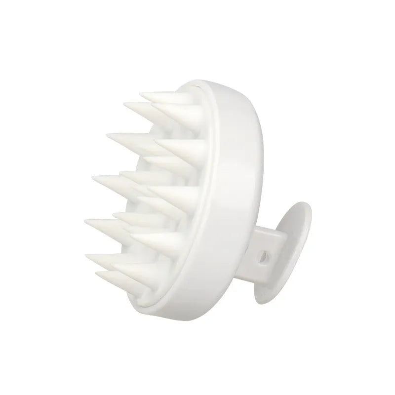 Silicone Shampoo Brush Head Scalp Massage Hair Comb