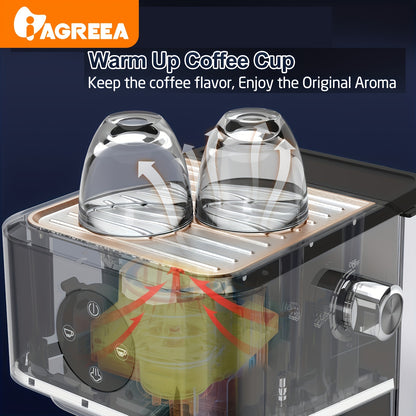 Italian Espresso Machine, 20Bar, 1.5L/50oz