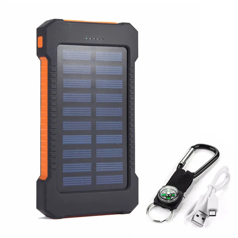 im"Solar Power Bank - 10000mAh External Battery with Fast Charging and Waterproof Design"age_2