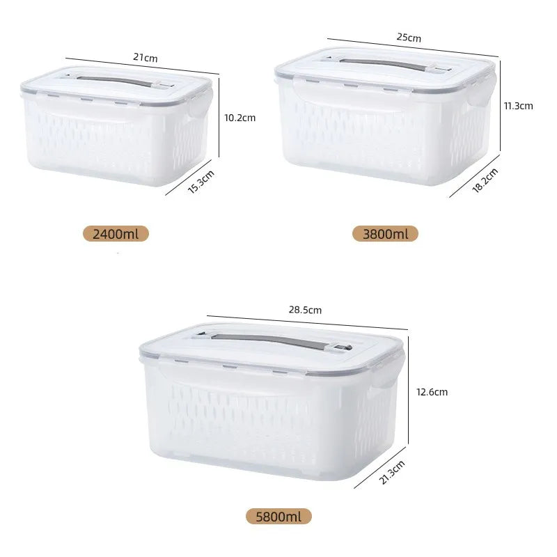 Fridge Organizer Refrigerator Storage Box