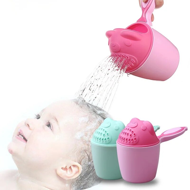 "Baby Bath Waterfall Rinser - Kids Shampoo Rinse Cup for Gentle Bathing Experience"
